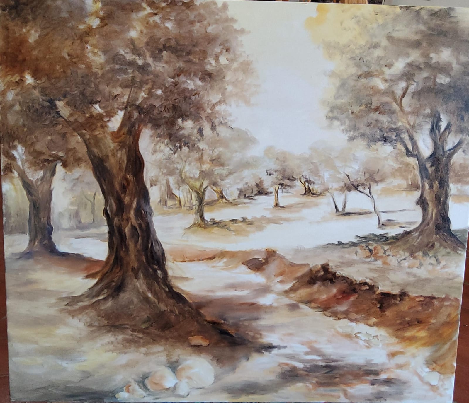 Olive Grove, Sepia